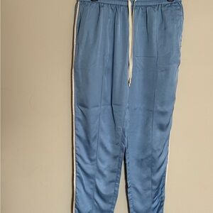 Scotch & Soda Sky Blue Joggers with Cream Stripe